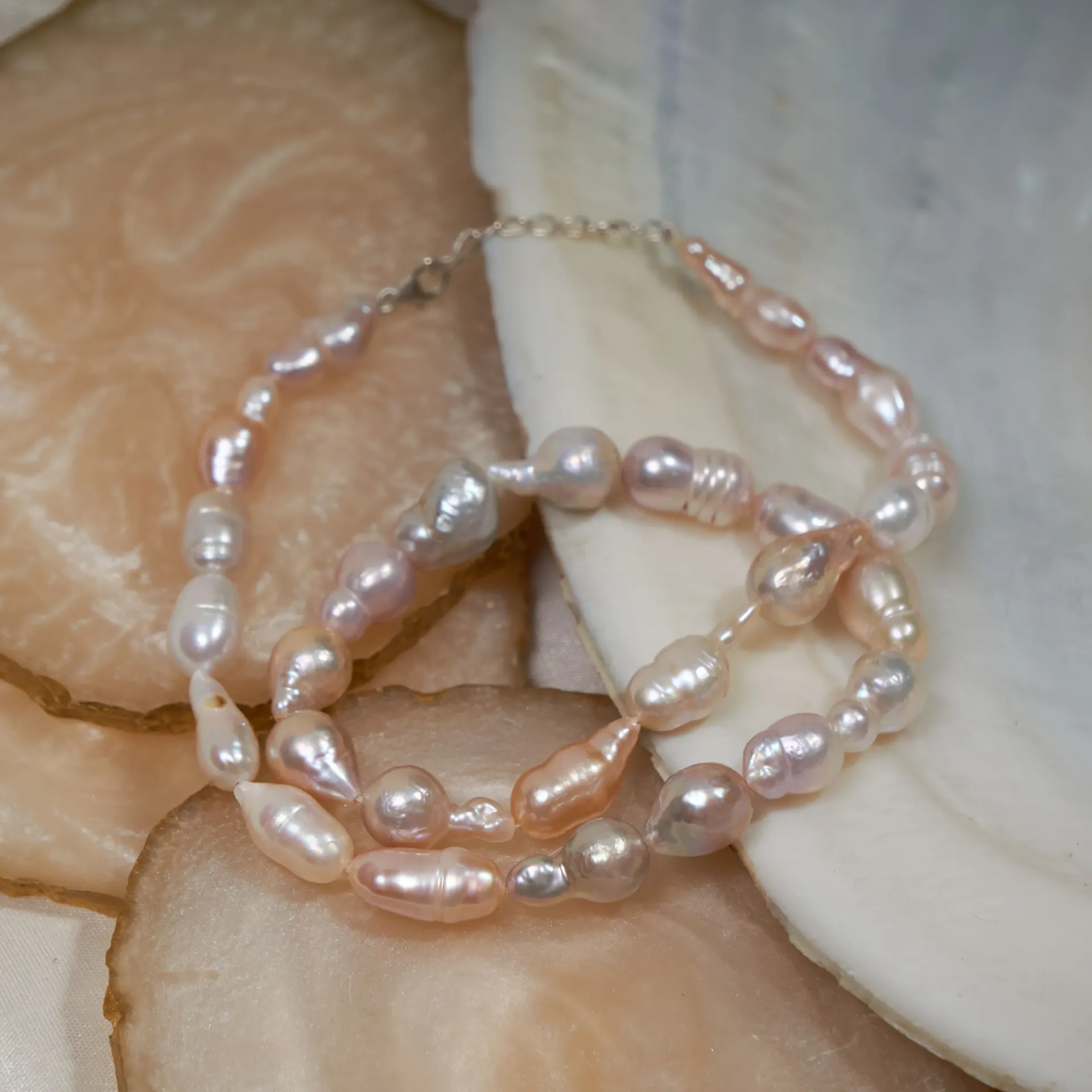 Natural Baroque Freshwater Pearl Necklace